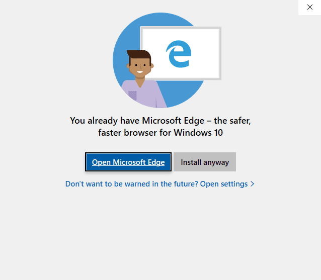 Windows 10 не любит сторонних браузеров