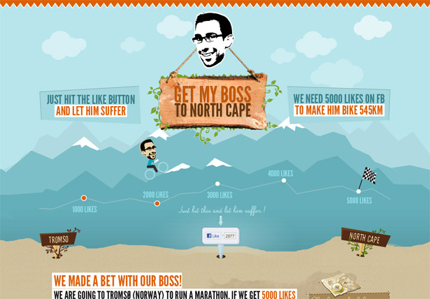 Get my boss to North Cape